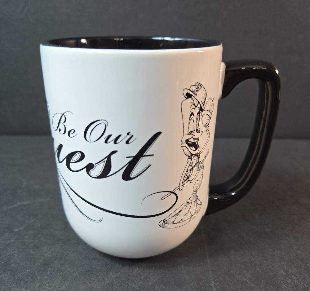 Disney Parks Authentic Original Beauty And The Beast Be Our Guest Mug 14oz C87